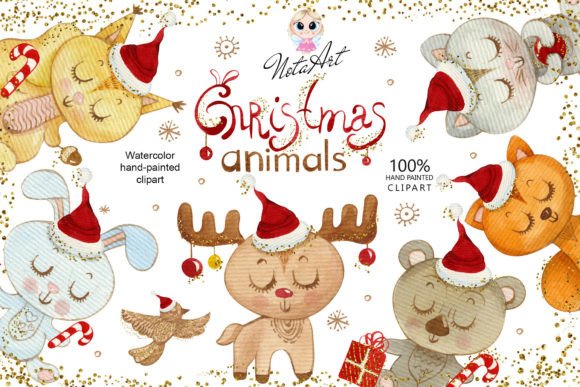 Download Christmas Animals Clipart, Winter Animal - Premium Bundle