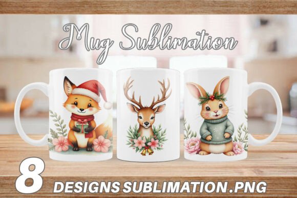 Download Watercolor Vintage Christmas Animals - Christmas animals Collection